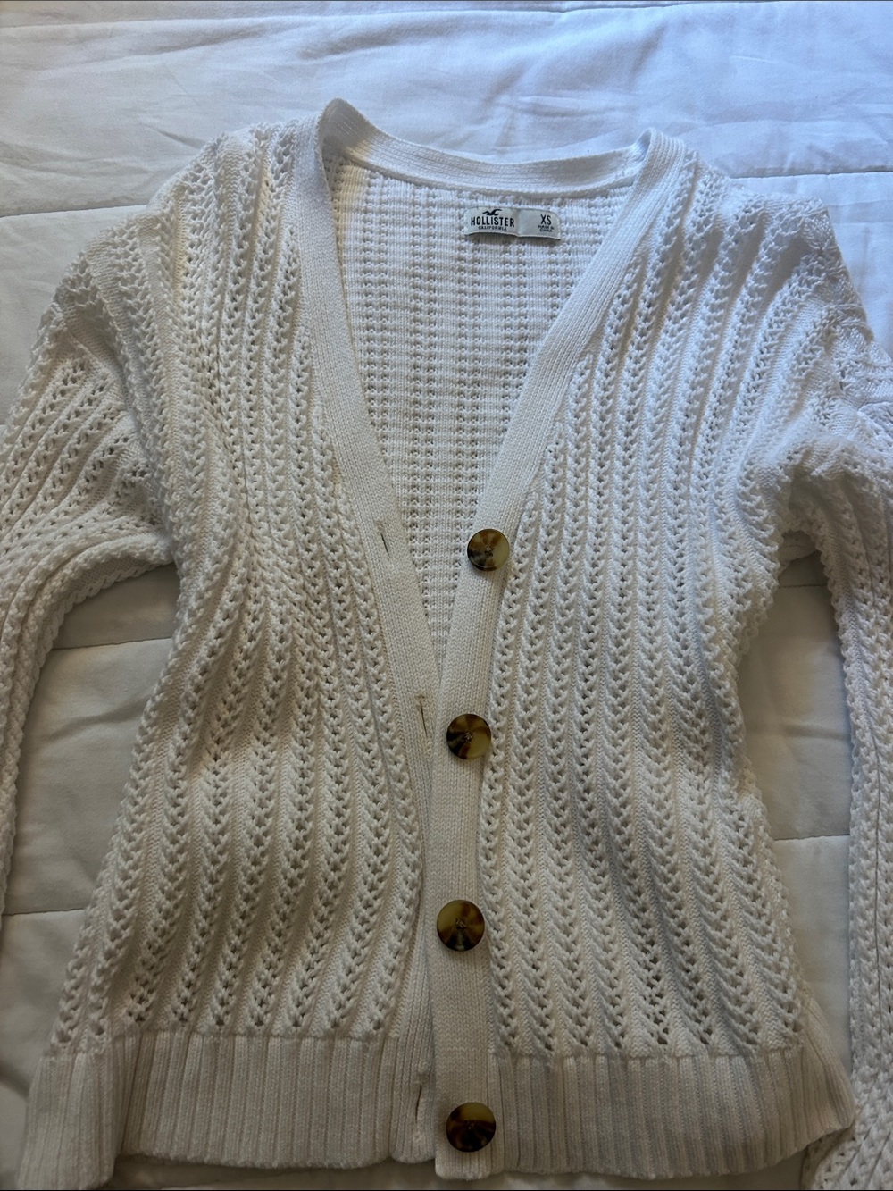 Hollister crochet cardigan